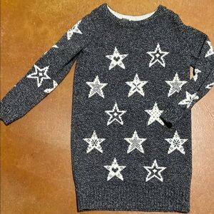 Baby GAP Sweater Dress with White Stars